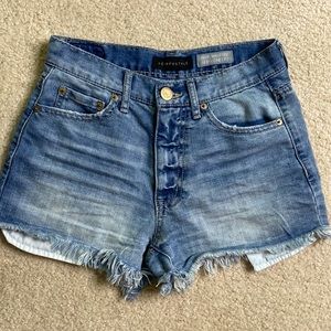 High waisted cheeky shorts